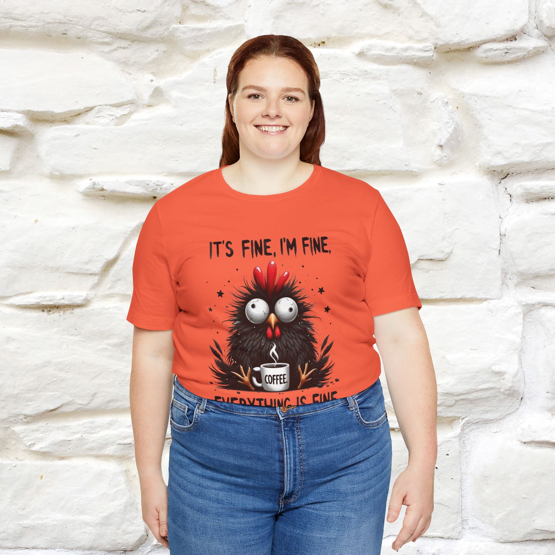 "Everything Is Fine" |Funny T-Shirt | Nunu&Miao Studio - Nunu&Miao Studio