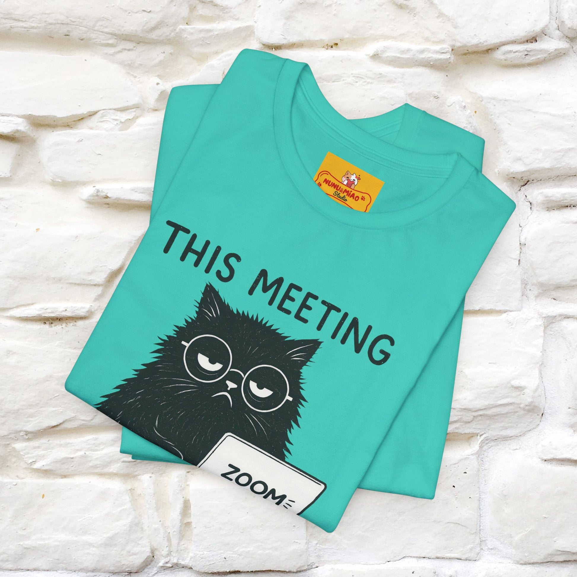 "This Meeting Could've Been a Nap" | Sarcastic Cat T-Shirt | Nunu&Miao Studio - Nunu&Miao Studio