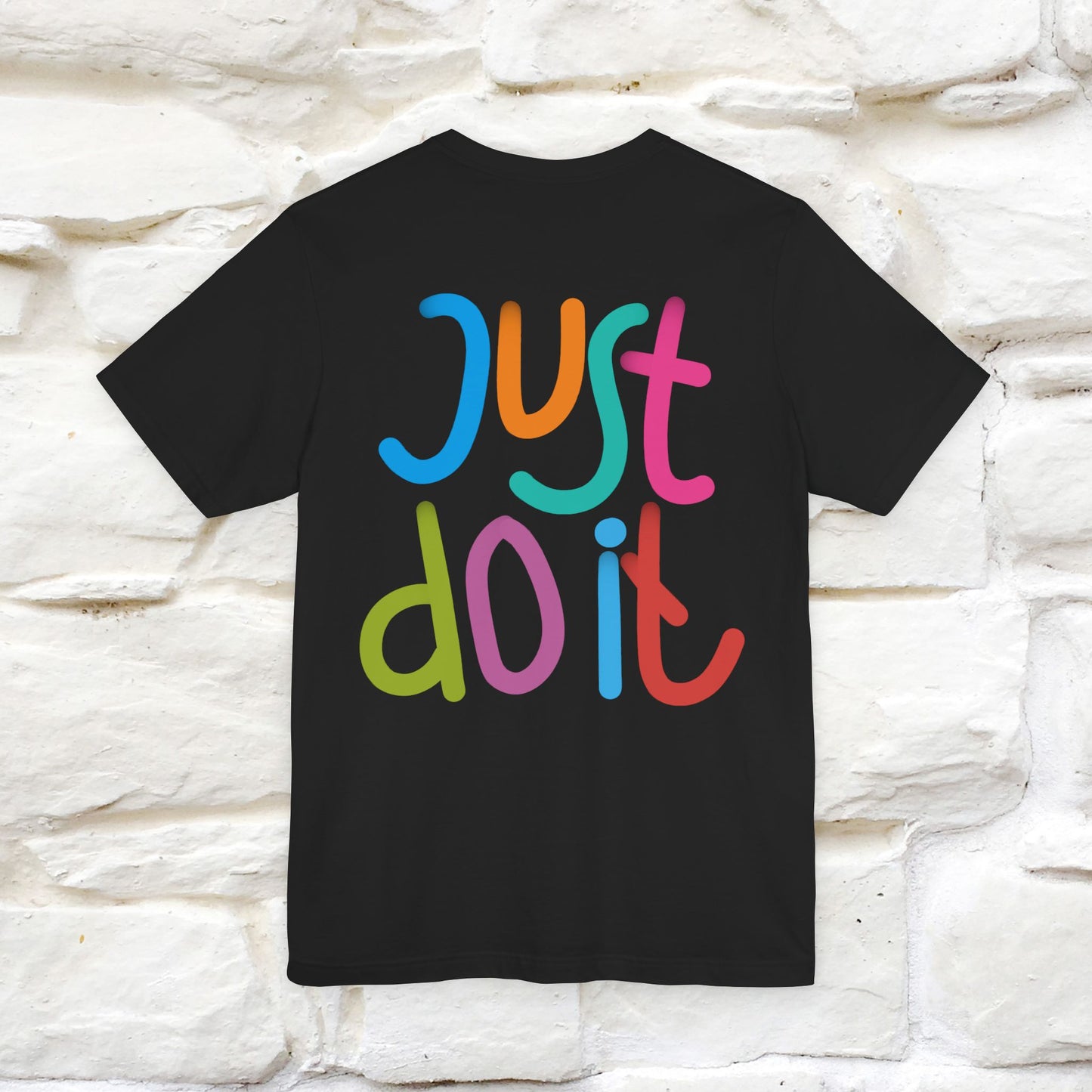"Yes, Just Do It" Cat T-Shirt| Front & Back Design | Nunu&Miao Studio - Nunu&Miao Studio