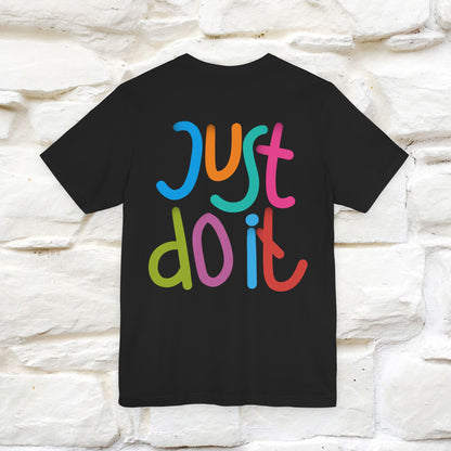 "Yes, Just Do It" Cat T-Shirt| Front & Back Design | Nunu&Miao Studio - Nunu&Miao Studio