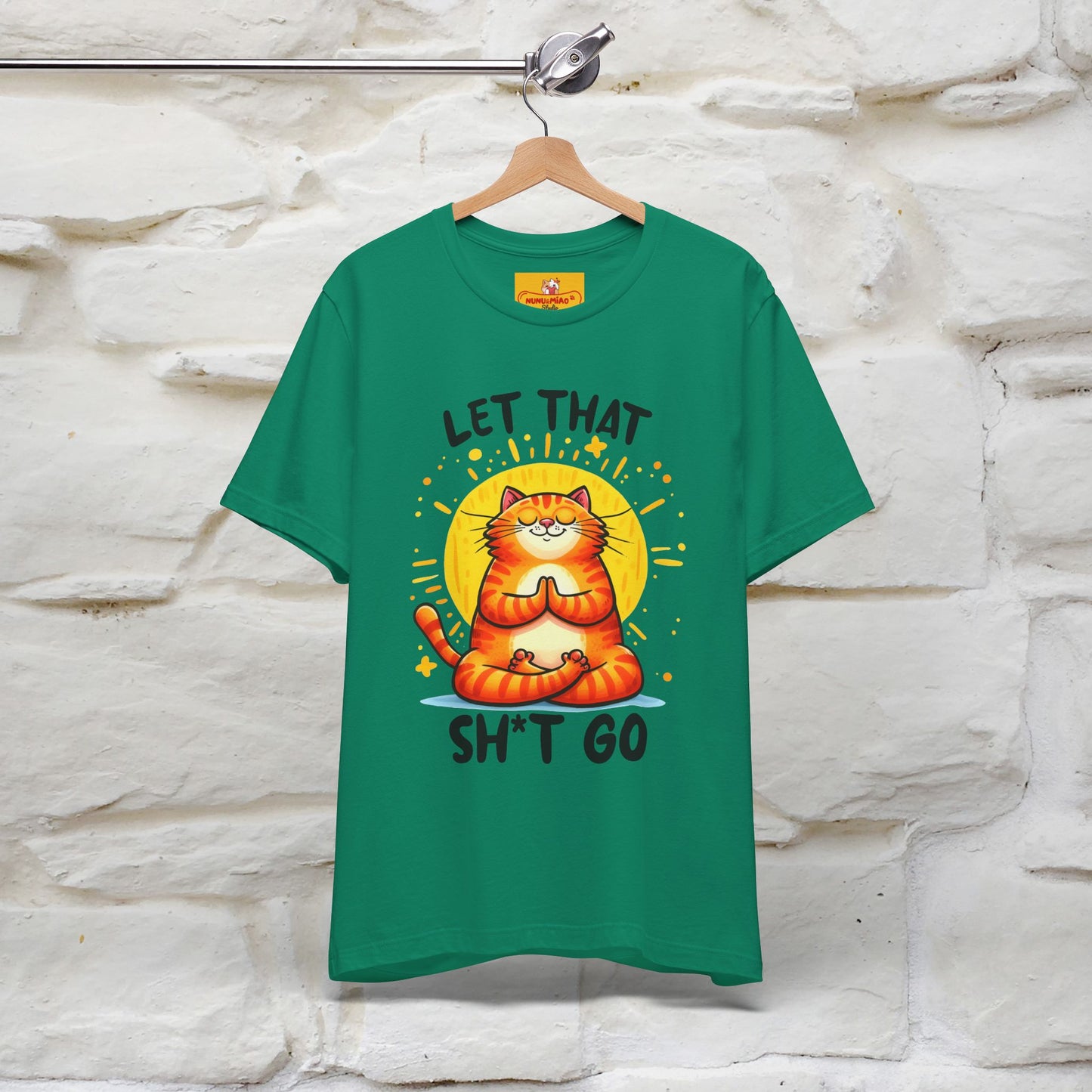 "Let That Sh*t Go" Cat T-shirt |Nunu&Miao Studio - Nunu&Miao Studio