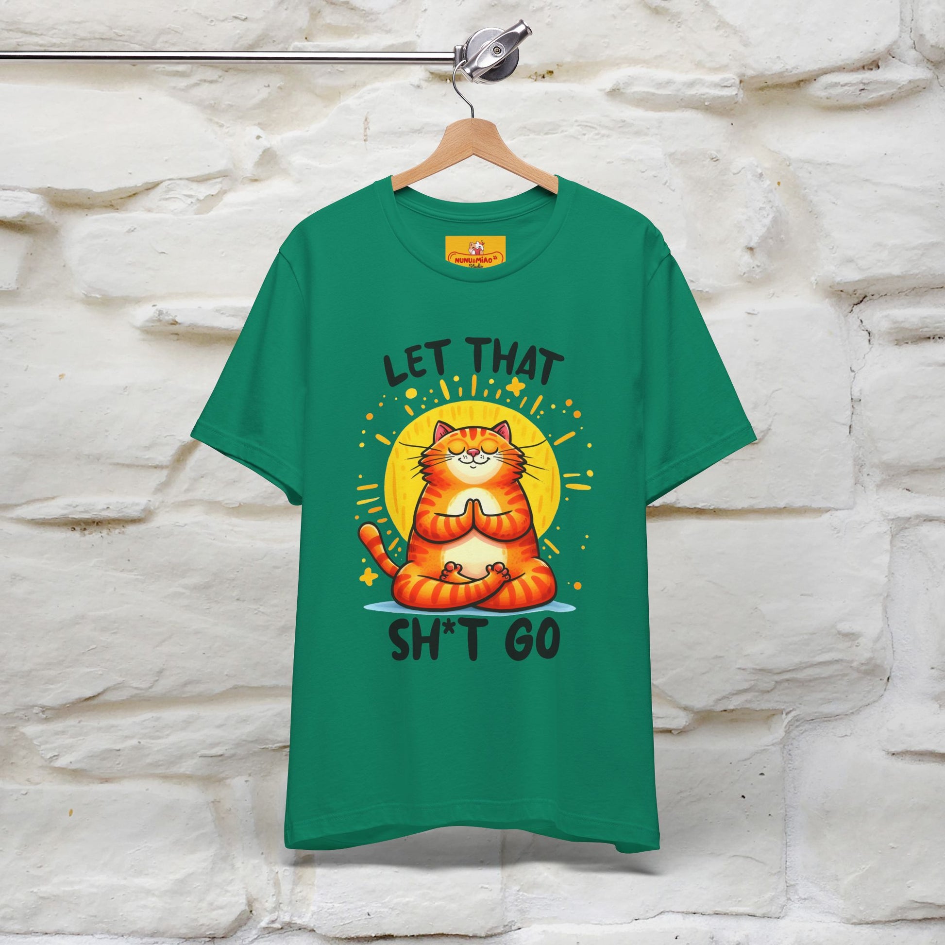 "Let That Sh*t Go" Cat T-shirt |Nunu&Miao Studio - Nunu&Miao Studio