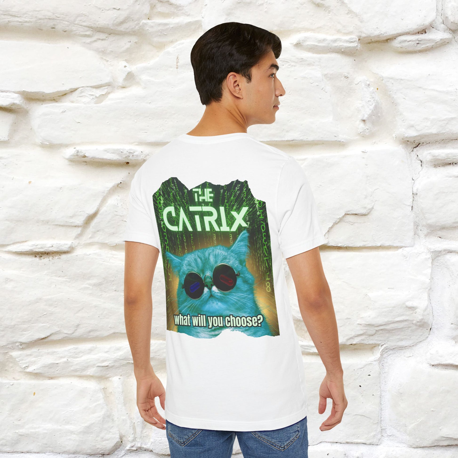 The Catrix: What Will You Choose?  | Cat T-Shirt |Nunu&Miao Studio - Nunu&Miao Studio