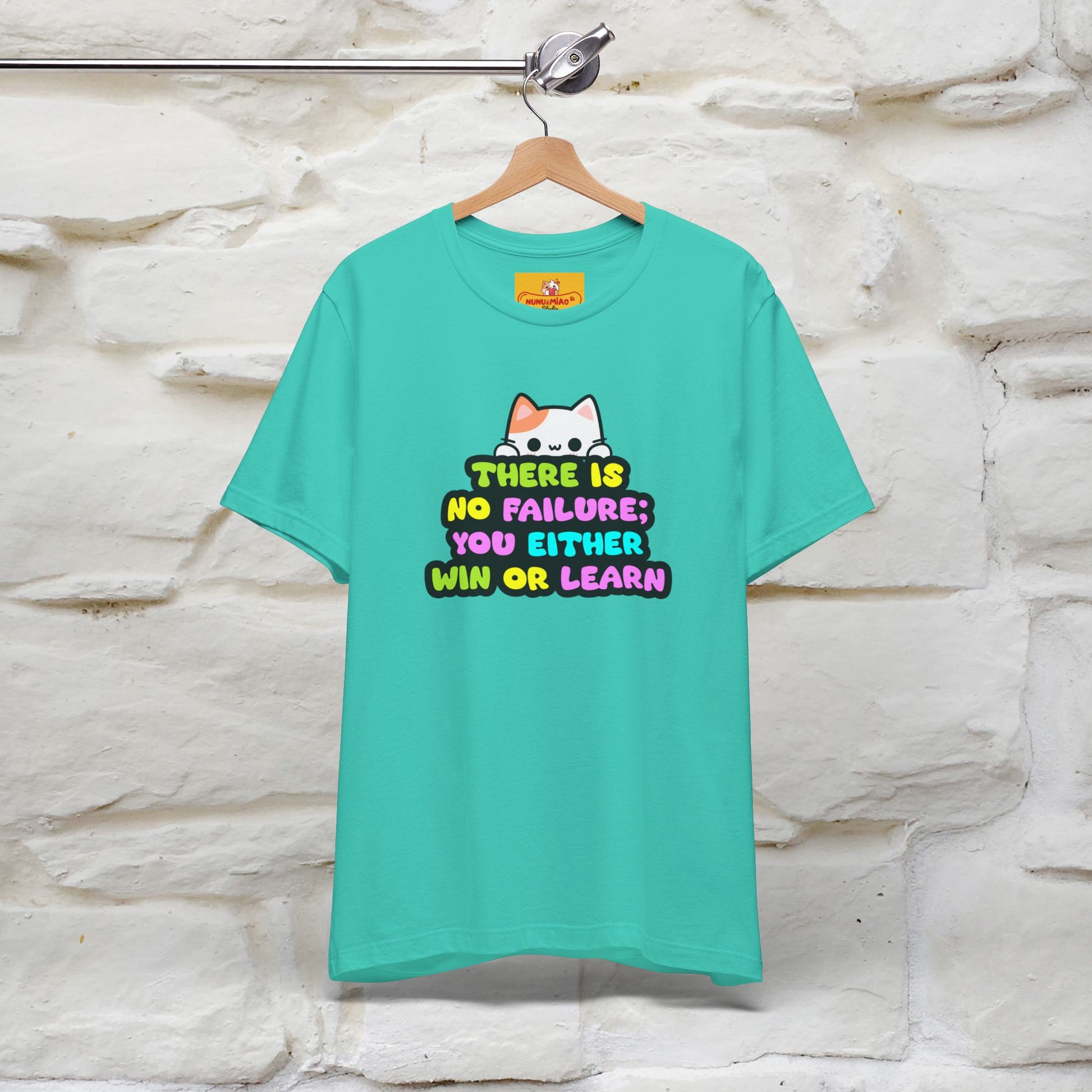 "There Is No Failure: You Either Win Or Learn" T-Shirt  | Nunu&Miao Studio - Nunu&Miao Studio