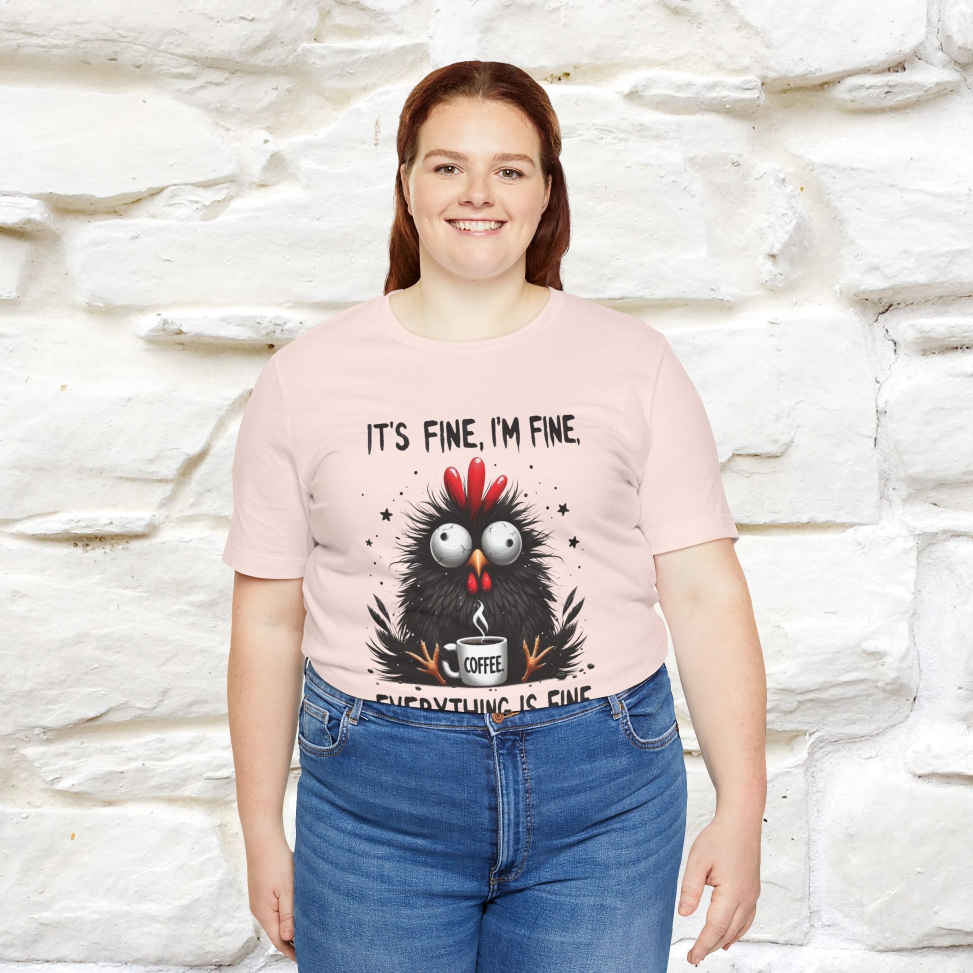 "Everything Is Fine" |Funny T-Shirt | Nunu&Miao Studio - Nunu&Miao Studio