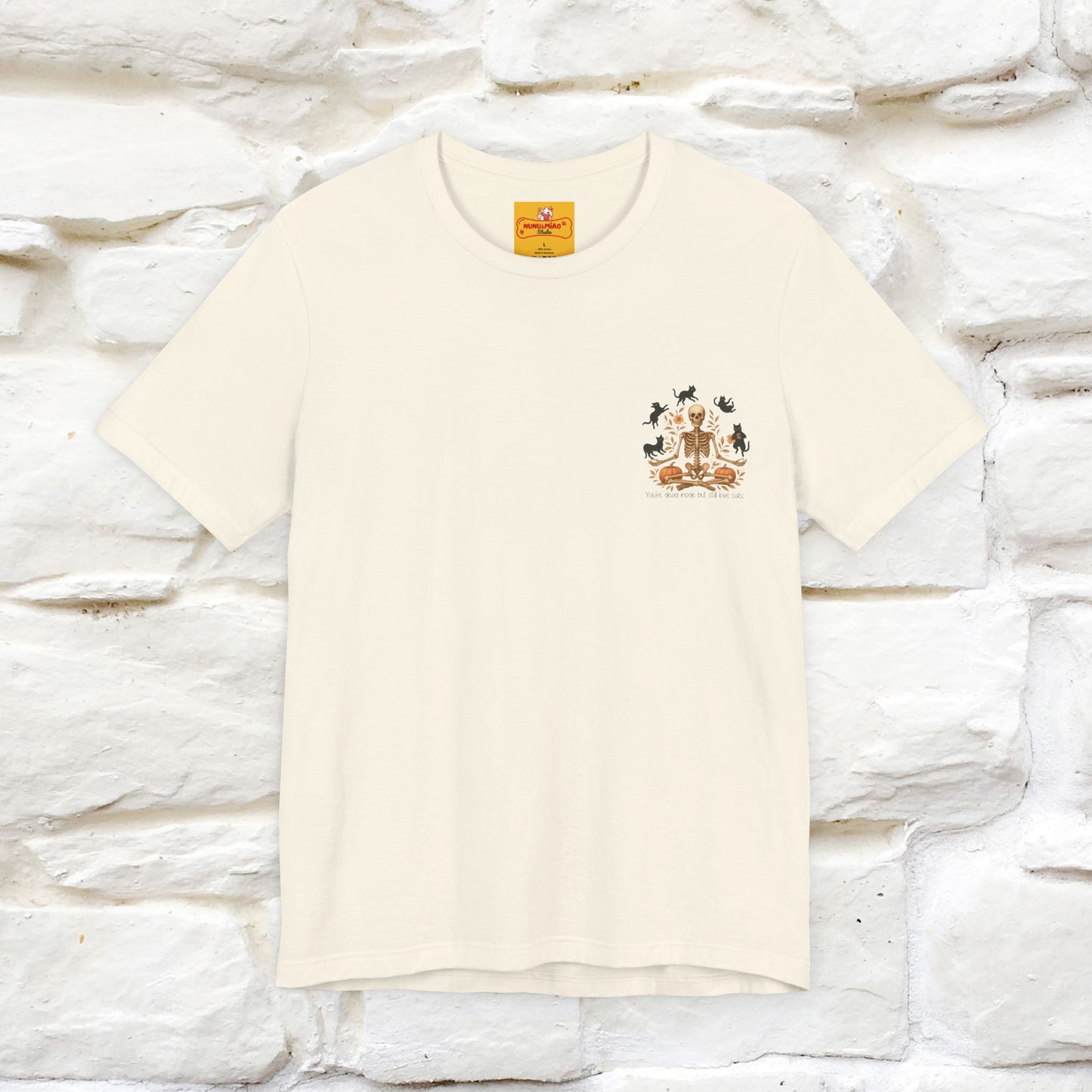 "You're Dead Inside But Still Love Cats " Halloween Cat T-shirt |Nunu&Miao Studio - Nunu&Miao Studio