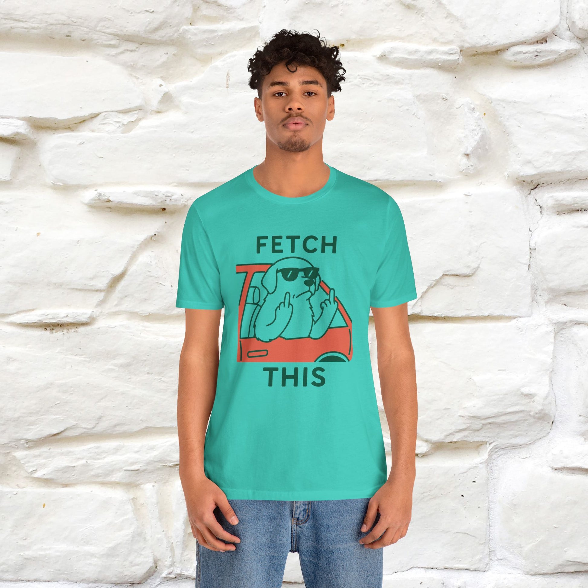 "Fetch This" Funny Dog T-shirt |Nunu&Miao Studio - Nunu&Miao Studio