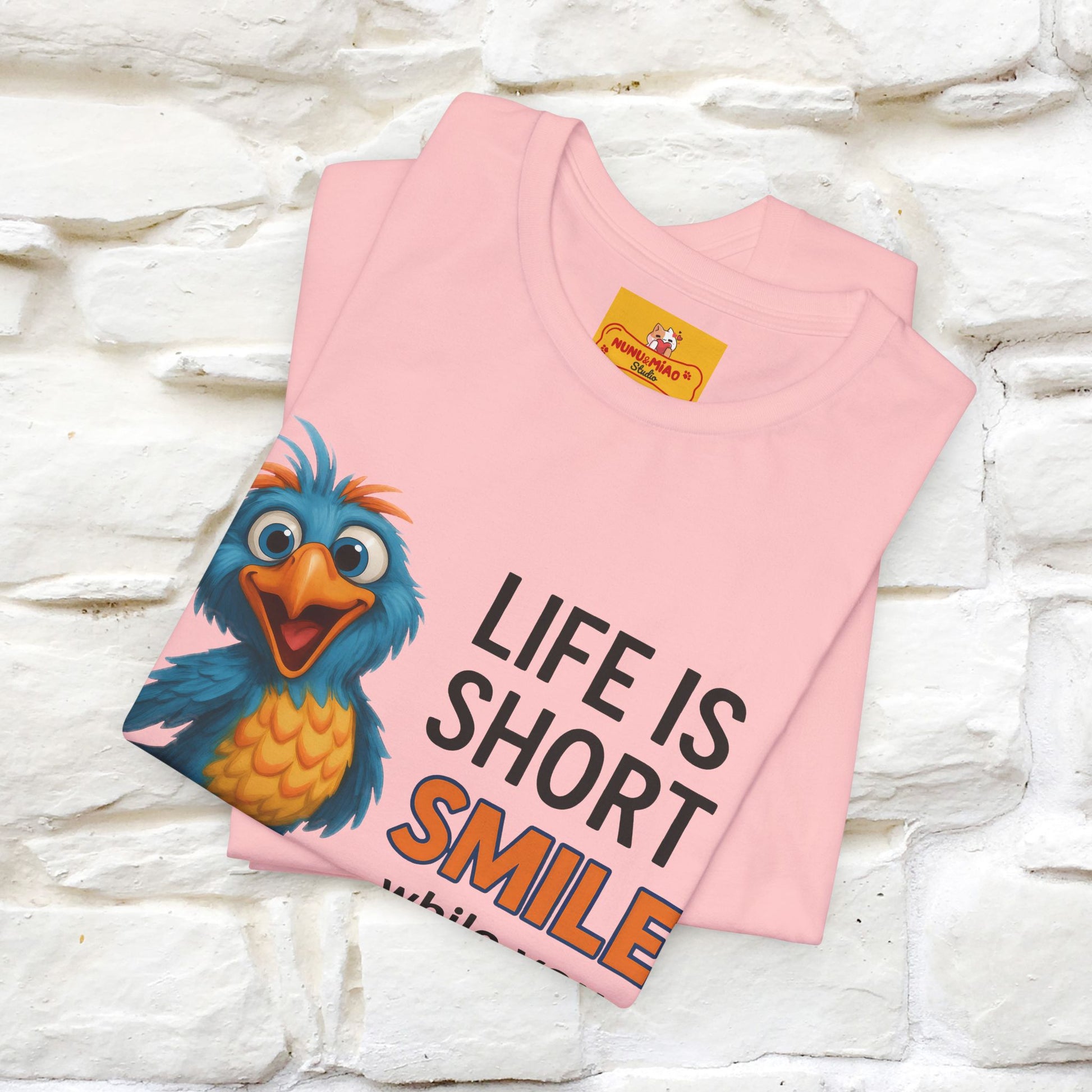 "Life Is Short Smile While ..." |Funny T-Shirt | Nunu&Miao Studio - Nunu&Miao Studio