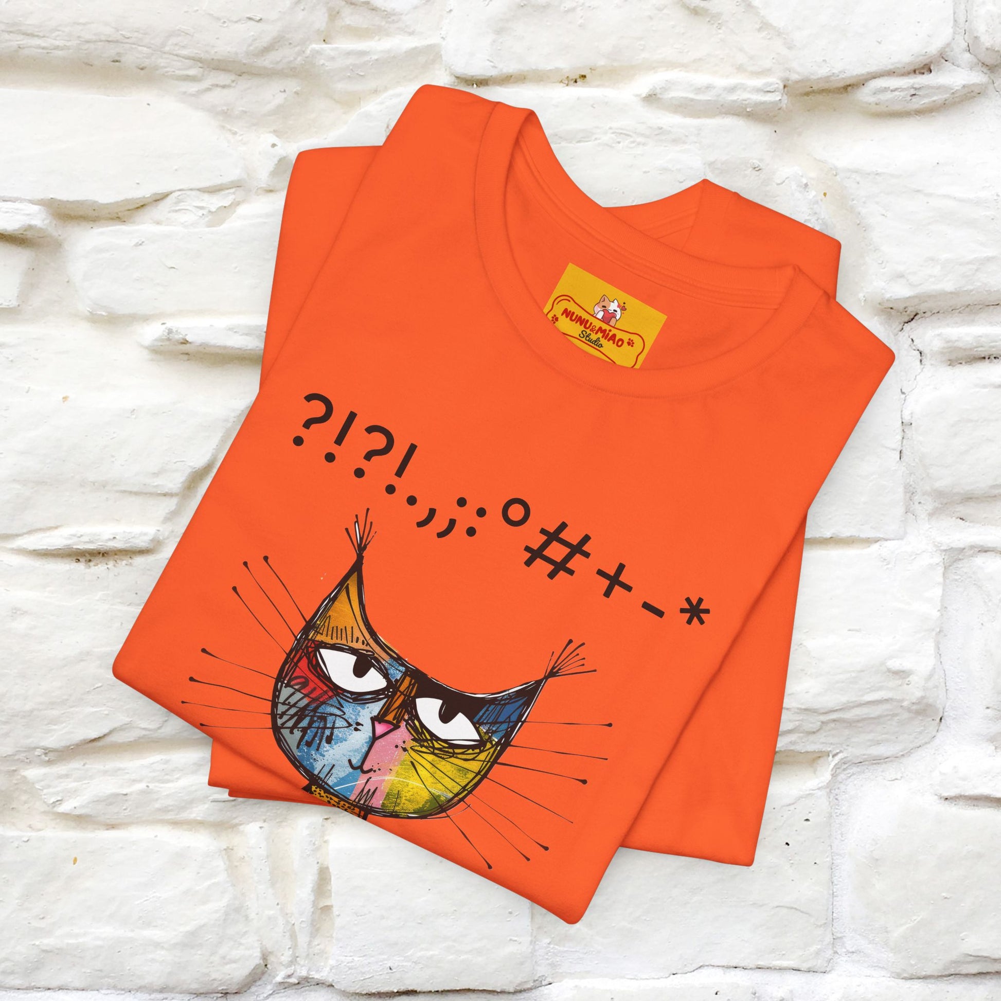 "Enigma" Cat T-shirt |Nunu&Miao Studio - Nunu&Miao Studio