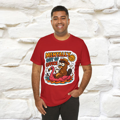 ''Mentally Out Of Office''|  Sarcastic Cat T-Shirt | Nunu&Miao Studio