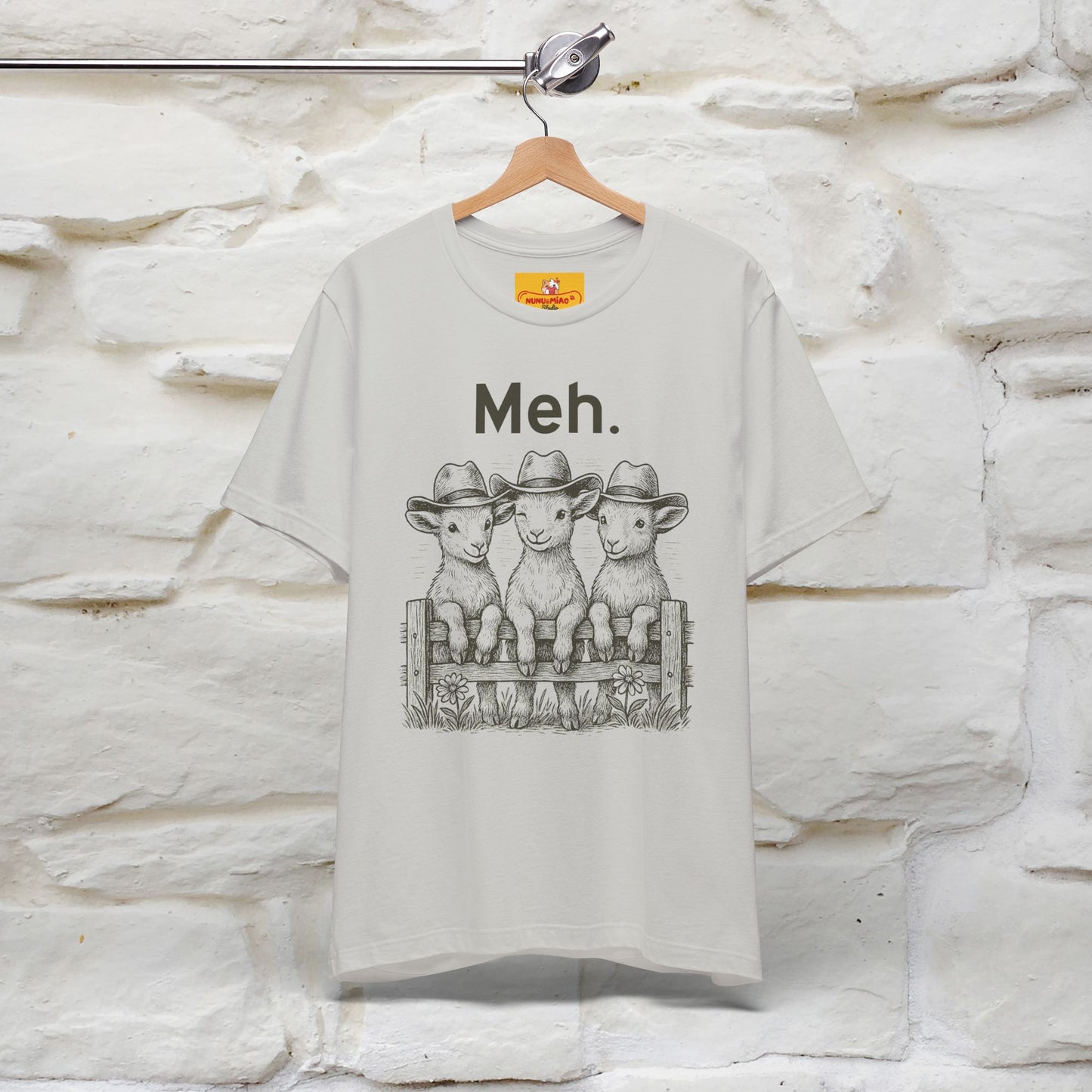 "Meh" Cute T-shirt |Nunu&Miao Studio - Nunu&Miao Studio