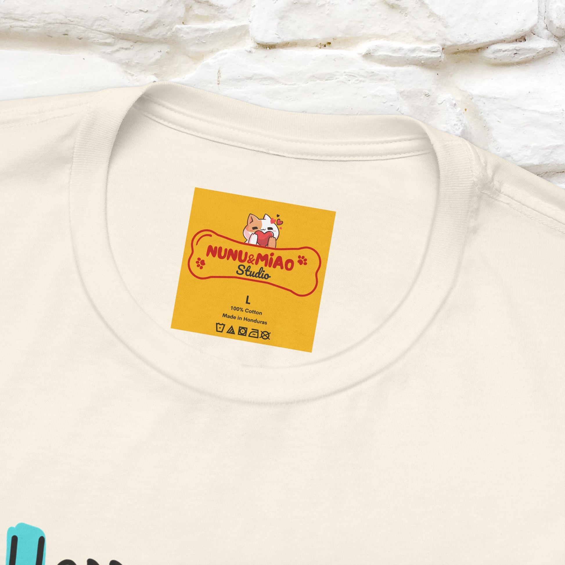 "I'M Happy To See You But Keep The Distance" Cat T-Shirt | Nunu&Miao Studio - Nunu&Miao Studio