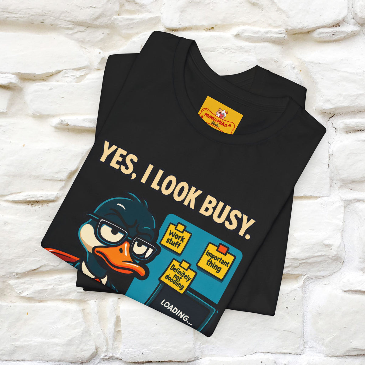 ''Yes, I Look Busy. No I'm Not.''|  Sarcastic Cat T-Shirt | Nunu&Miao Studio