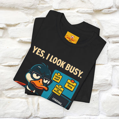 ''Yes, I Look Busy. No I'm Not.''|  Sarcastic Cat T-Shirt | Nunu&Miao Studio