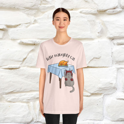 "Feliz Naughty Cat" |Funny Cat T-Shirt | Nunu&Miao Studio