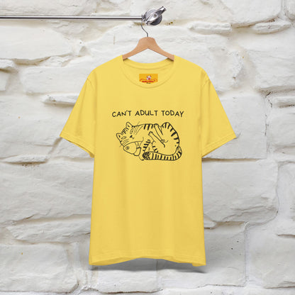 "Can't Adult Today" |Cat T-Shirt | Nunu&Miao Studio - Nunu&Miao Studio