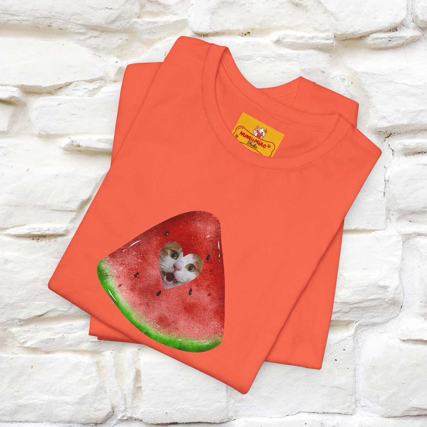 "Free Palestine" Cat T-shirt | Front & Back Design |Nunu&Miao Studio - Nunu&Miao Studio