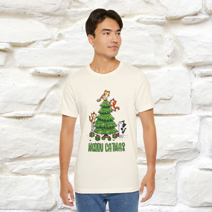 ''Merry Catmas'' | Cattitude Christmas Tee| Nunu&Miao Studio - Nunu&Miao Studio