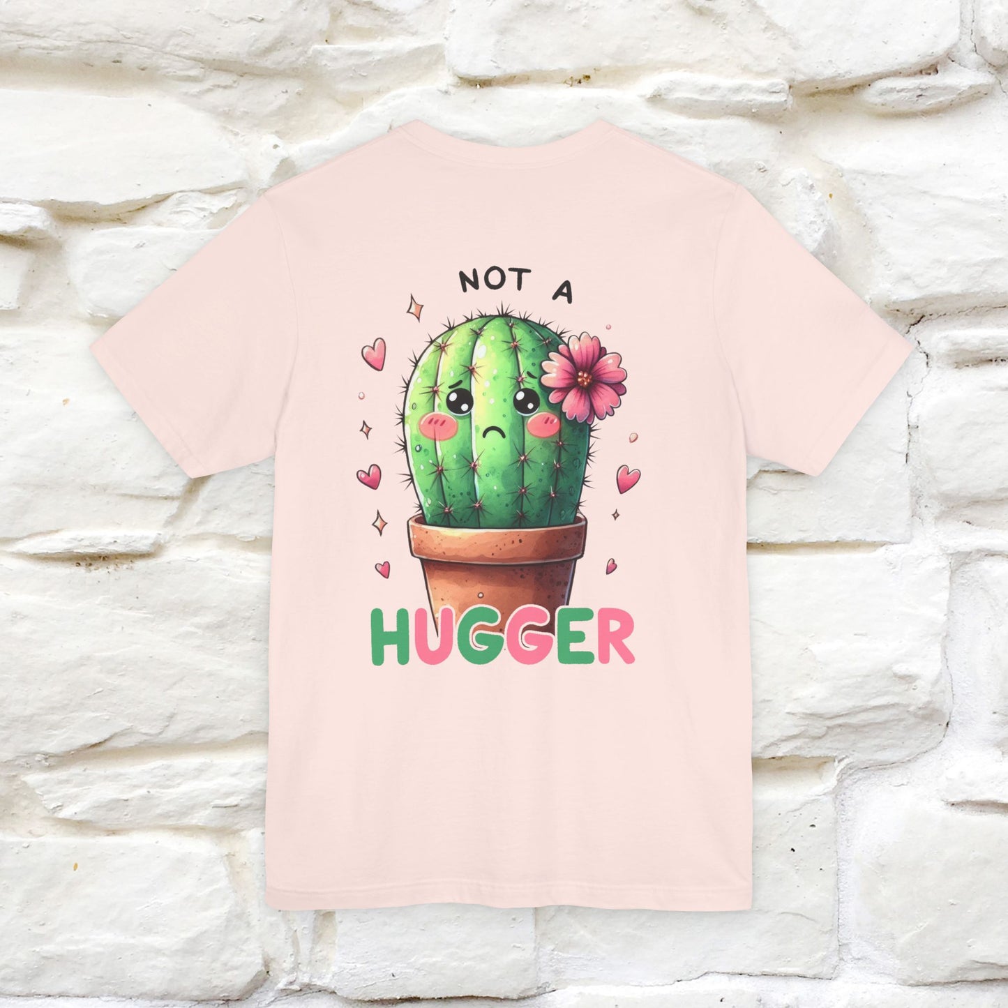 "Not A Hugger" |Funny T-Shirt | Front & Back Design|Nunu&Miao Studio - Nunu&Miao Studio