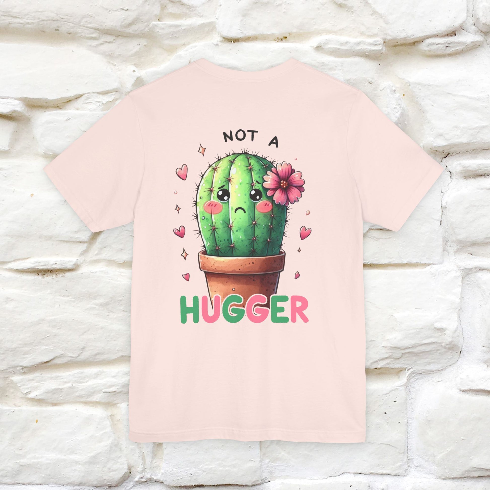 "Not A Hugger" |Funny T-Shirt | Front & Back Design|Nunu&Miao Studio - Nunu&Miao Studio