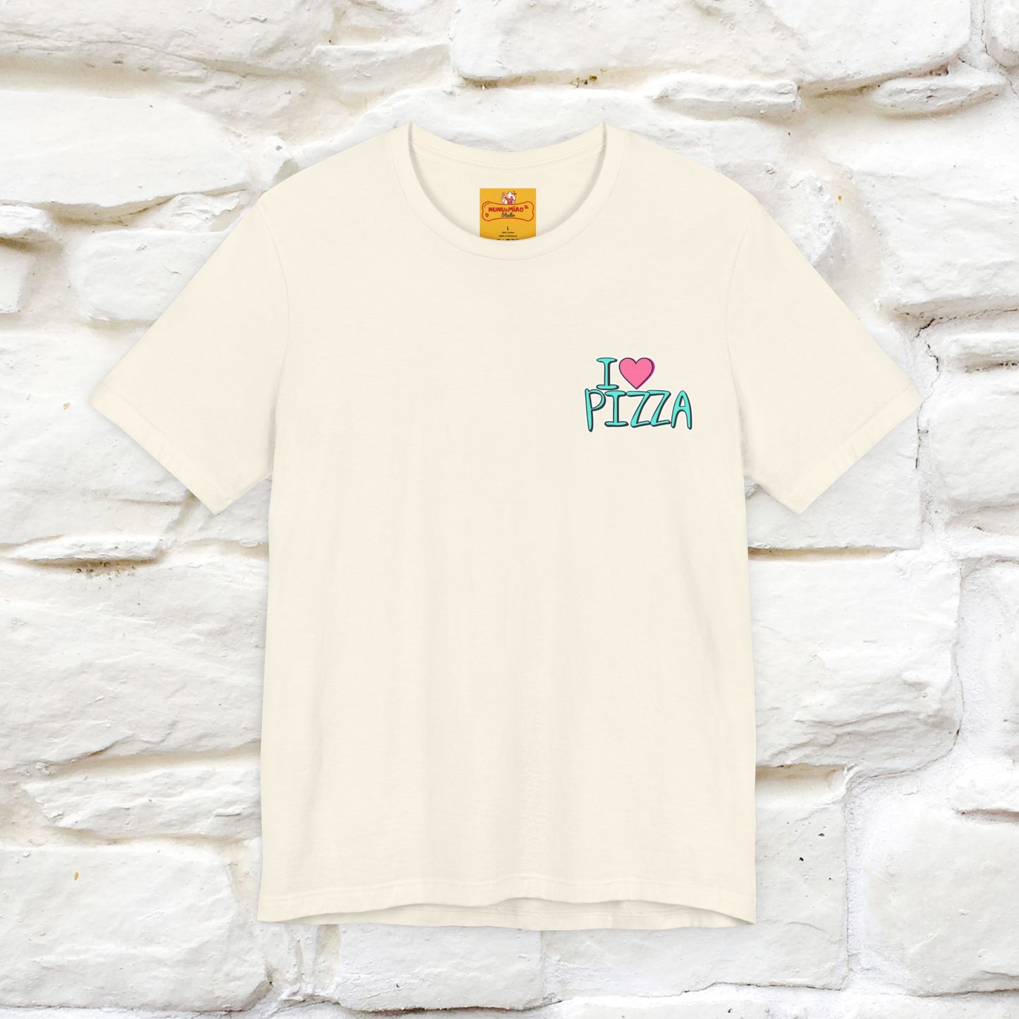 "I Love Pizza"| Cat T-shirt | Nunu&Miao Studio - Nunu&Miao Studio