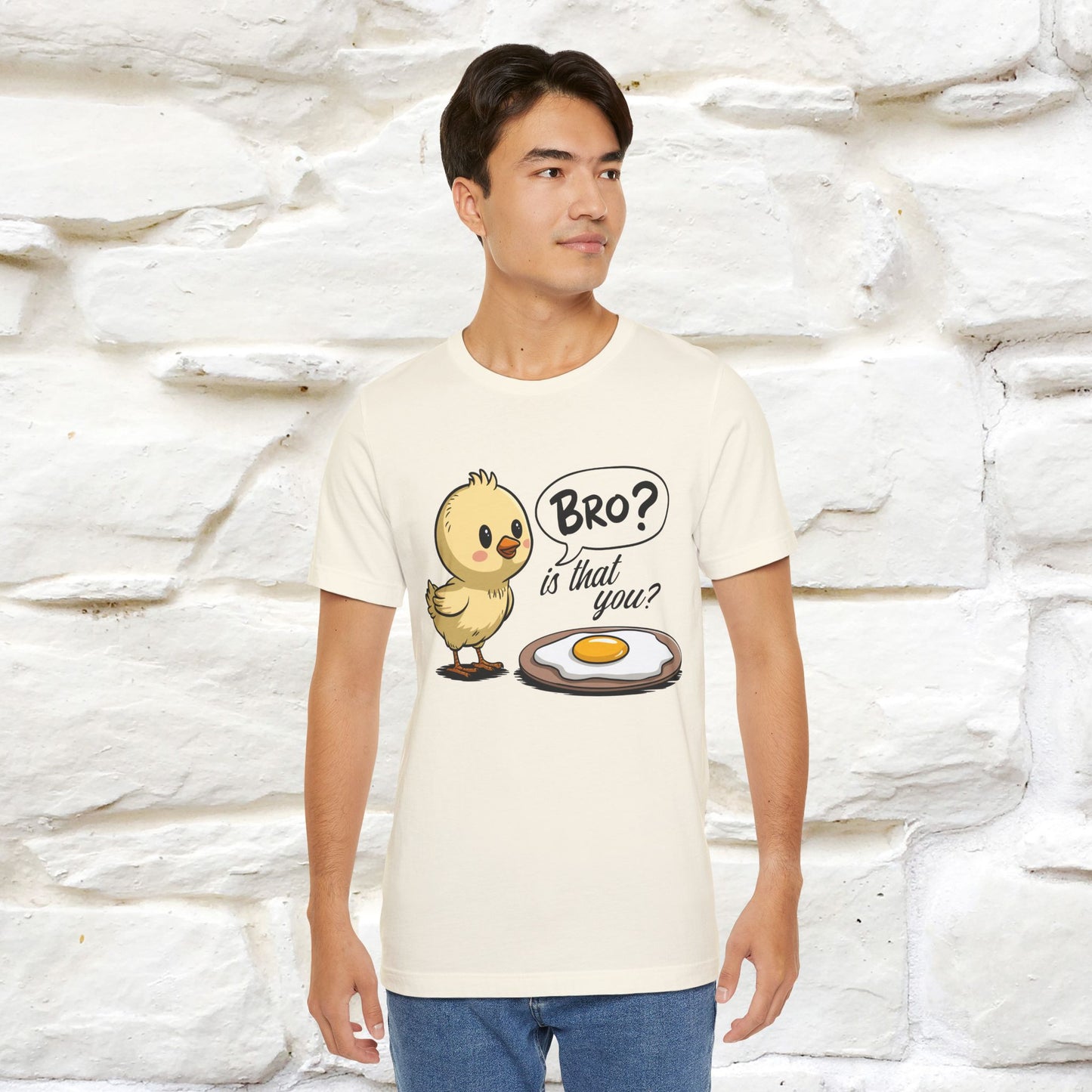 "Bro Is That You?" Funny Chicken T-shirt |Nunu&Miao Studio - Nunu&Miao Studio