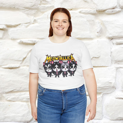 Meowtallica T-Shirt | Rock-Inspired Cat Tee| Nunu&Miao Studio
