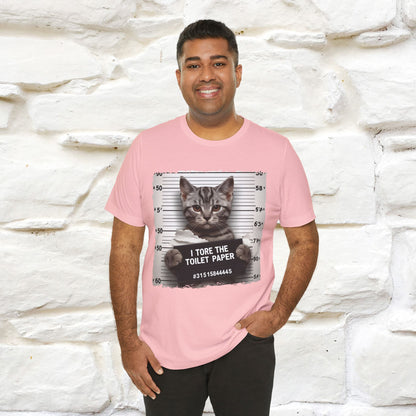 ''I Tore The Toilet Paper'' | Funny Cat T-Shirt | Nunu&Miao Studio - Nunu&Miao Studio