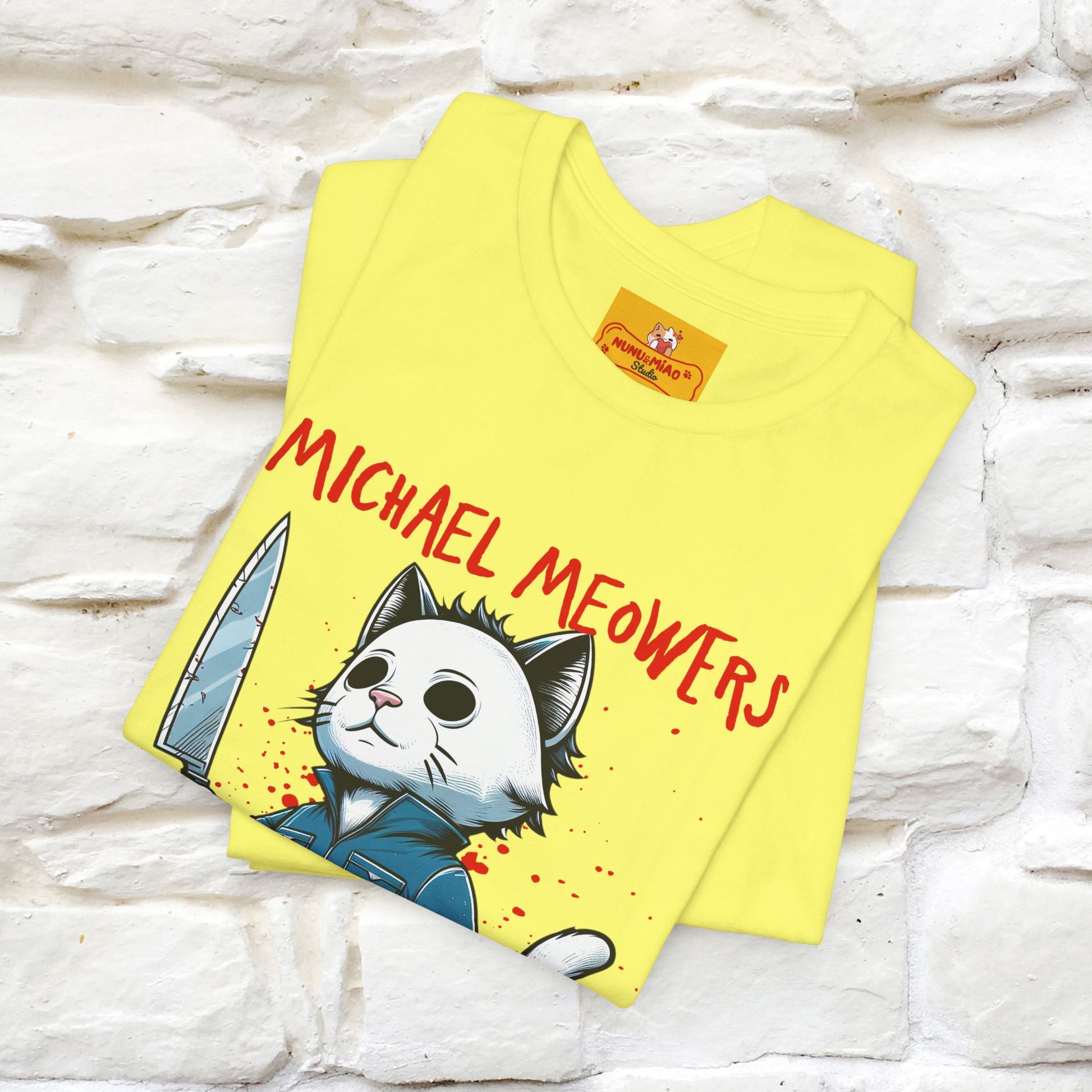 ''Michael Meowers'' Cat T-Shirt |  | Nunu&Miao Studio - Nunu&Miao Studio