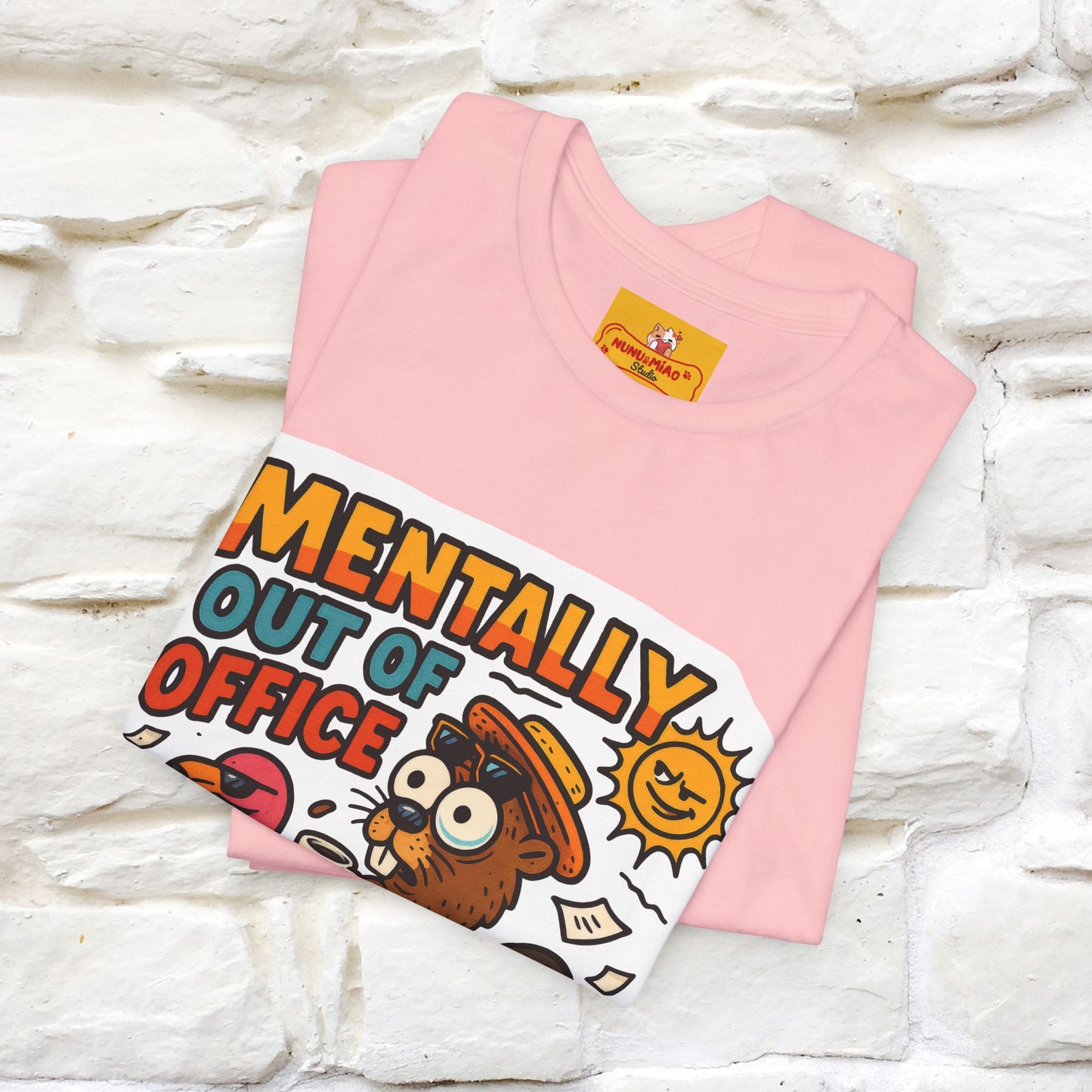 ''Mentally Out Of Office''|  Sarcastic Cat T-Shirt | Nunu&Miao Studio