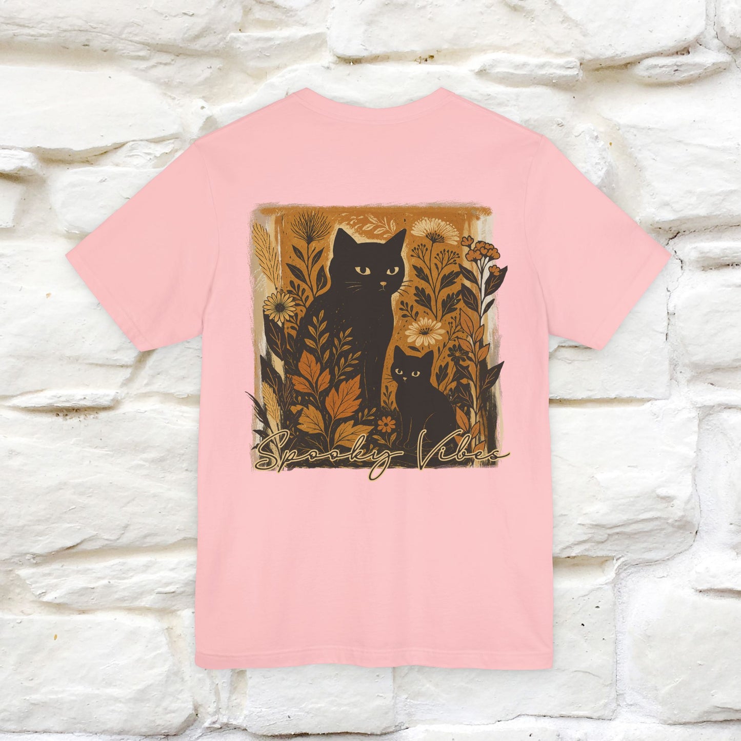 "Spooky Vibes" Cat T-shirt |Nunu&Miao Studio - Nunu&Miao Studio