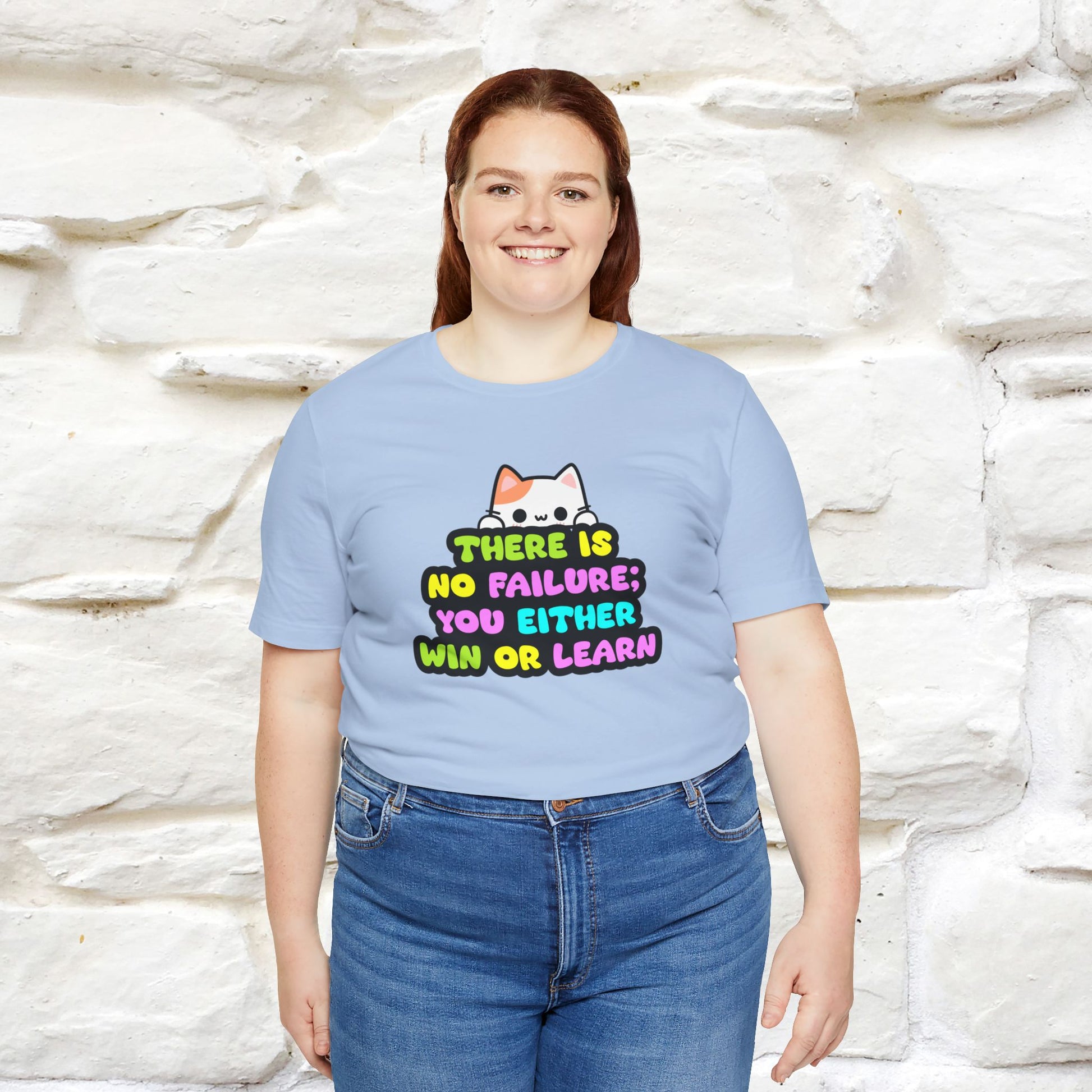 "There Is No Failure: You Either Win Or Learn" T-Shirt  | Nunu&Miao Studio - Nunu&Miao Studio