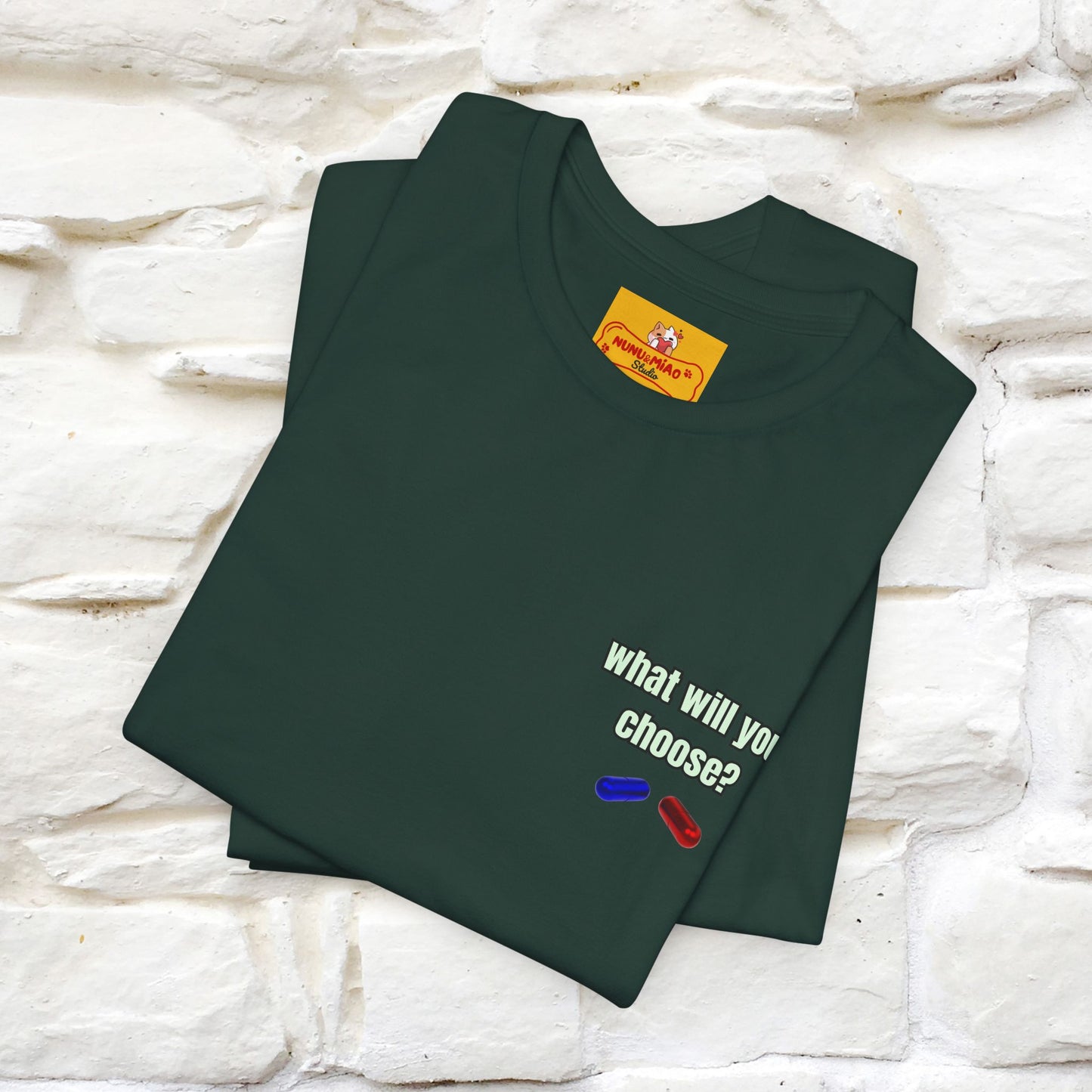 The Catrix: What Will You Choose?  | Cat T-Shirt |Nunu&Miao Studio - Nunu&Miao Studio
