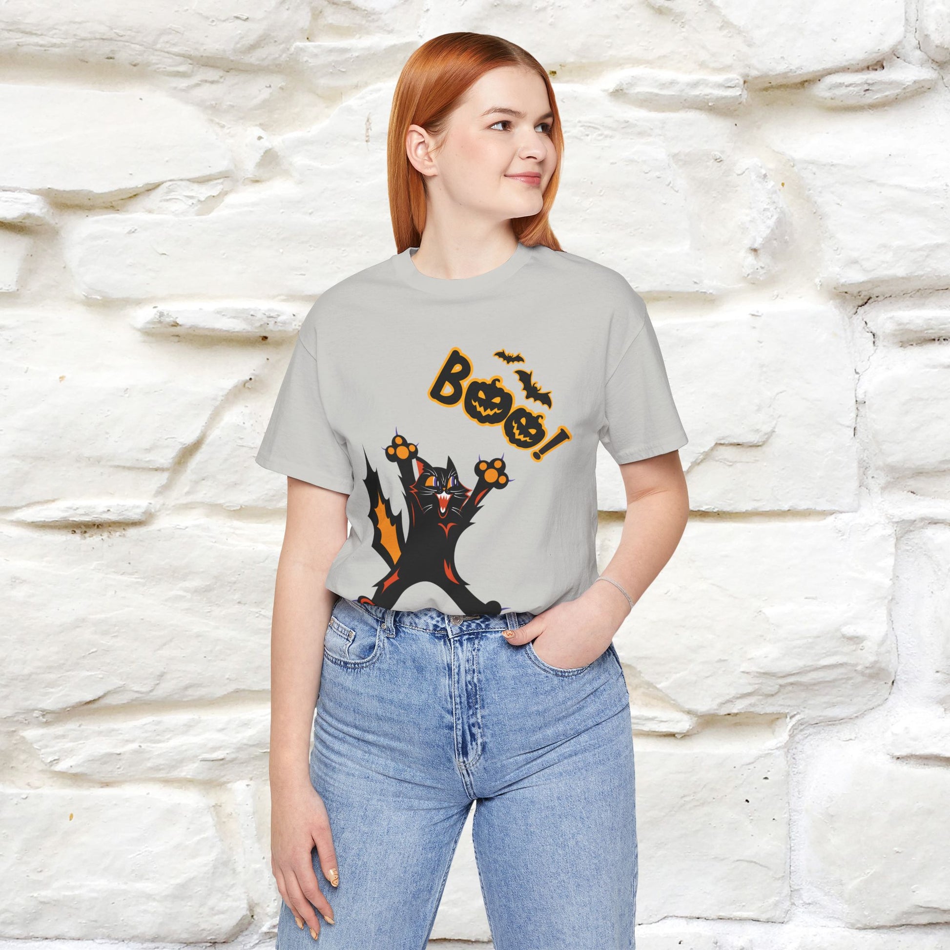 "Boo" Cat  T-shirt |Nunu&Miao Studio - Nunu&Miao Studio