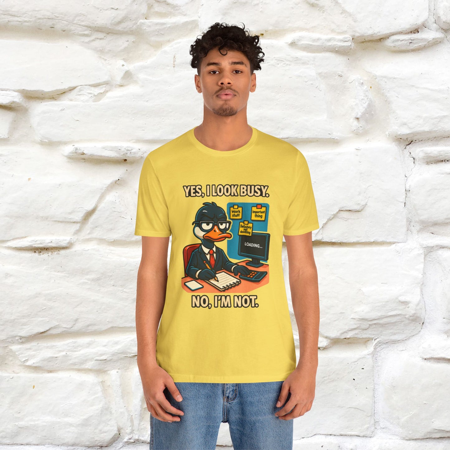 ''Yes, I Look Busy. No I'm Not.''|  Sarcastic Cat T-Shirt | Nunu&Miao Studio