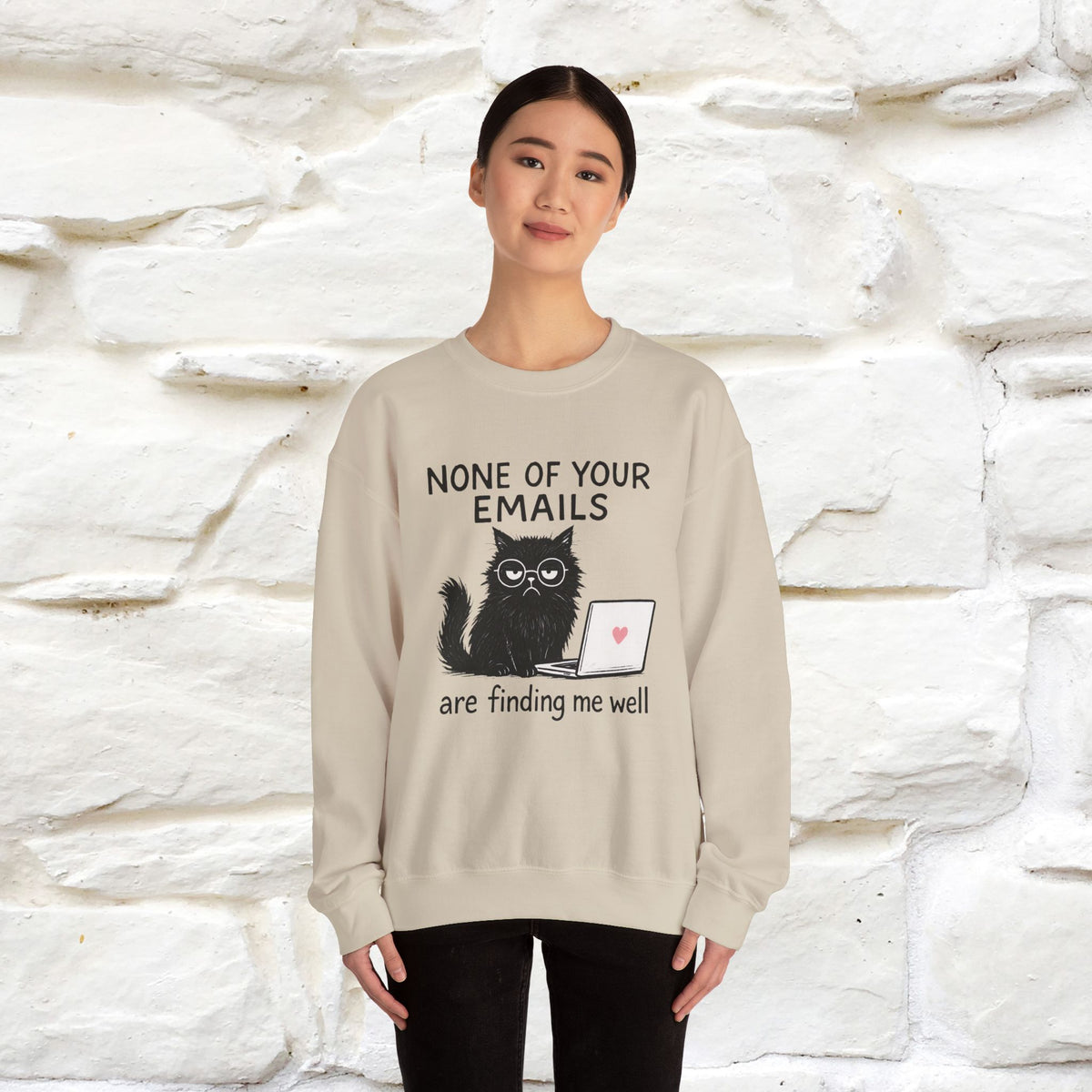 ''None Of Your Emails ...'' | Cute Cat Sweatshirt | Nunu&Miao Studio