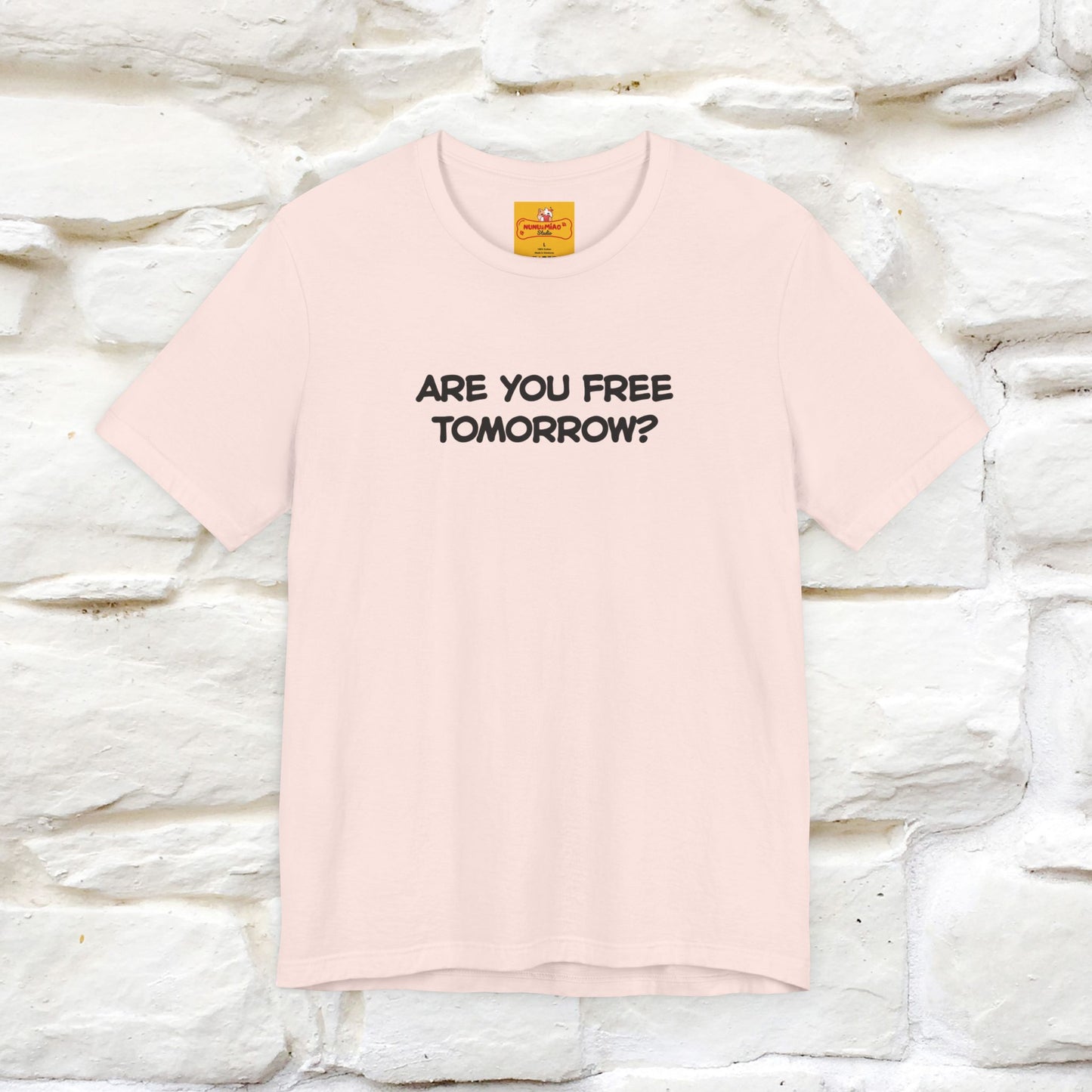 “Are You Free Tomorrow?" Funny Cat T-Shirt | Nunu&Miao Studio