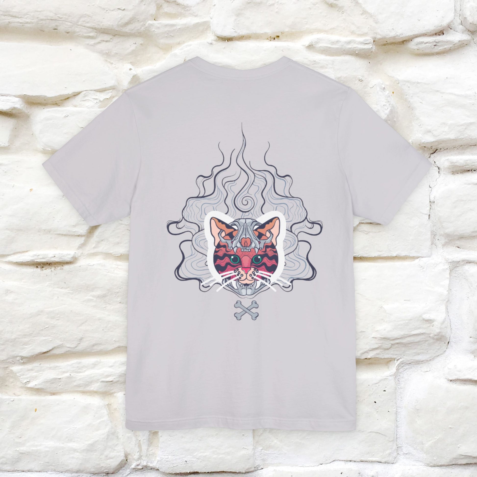 ''Air Fire Cat'' | Cat T-Shirt Front and Back Design | Nunu&Miao Studio - Nunu&Miao Studio