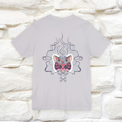 ''Air Fire Cat'' | Cat T-Shirt Front and Back Design | Nunu&Miao Studio - Nunu&Miao Studio