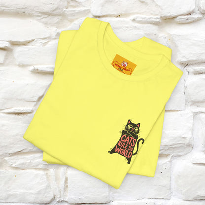“Cats Rule The World” |Cat T-Shirt | Front & Back Design | Nunu&Miao Studio
