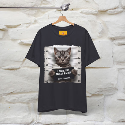 ''I Tore The Toilet Paper'' | Funny Cat T-Shirt | Nunu&Miao Studio - Nunu&Miao Studio