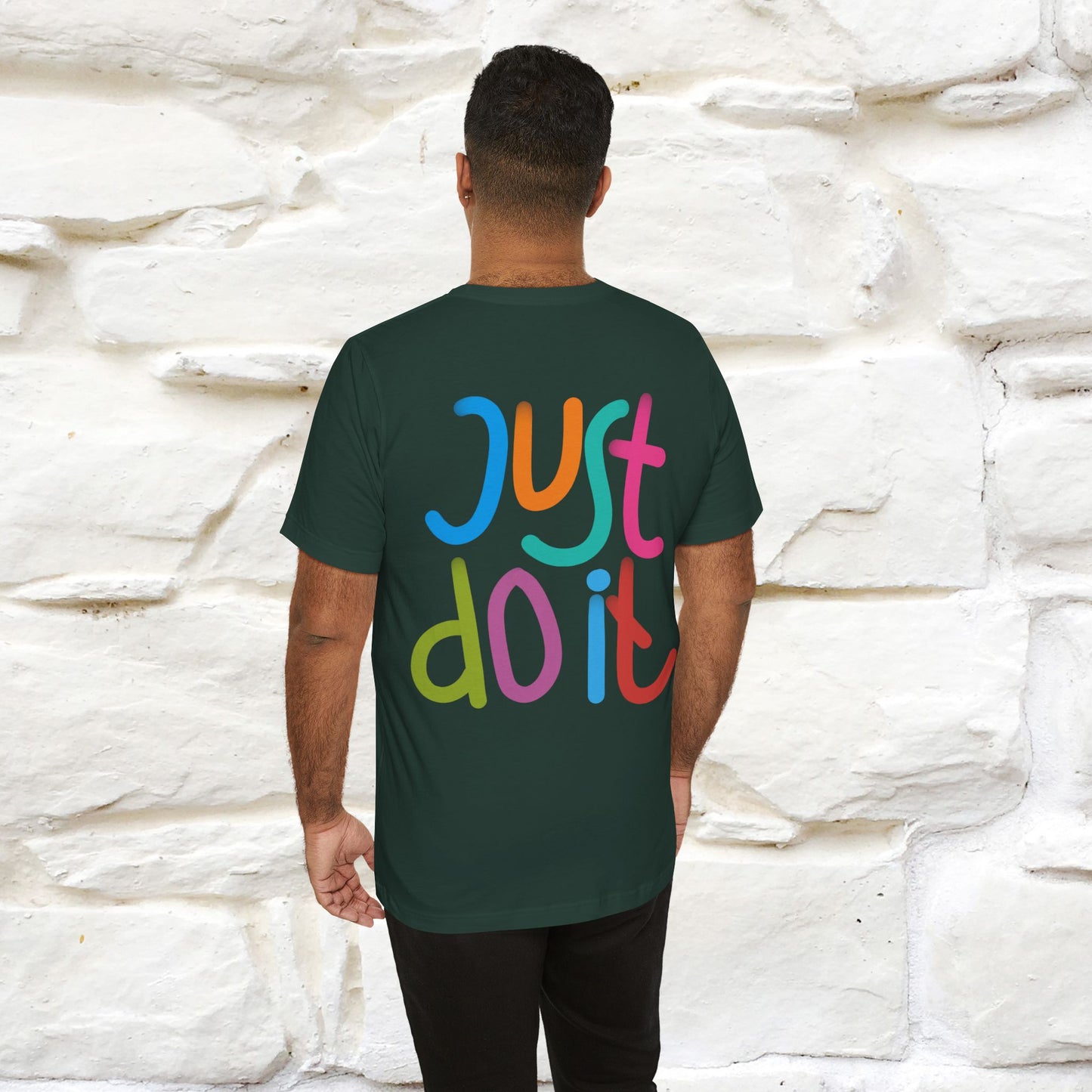 "Yes, Just Do It" Cat T-Shirt| Front & Back Design | Nunu&Miao Studio - Nunu&Miao Studio
