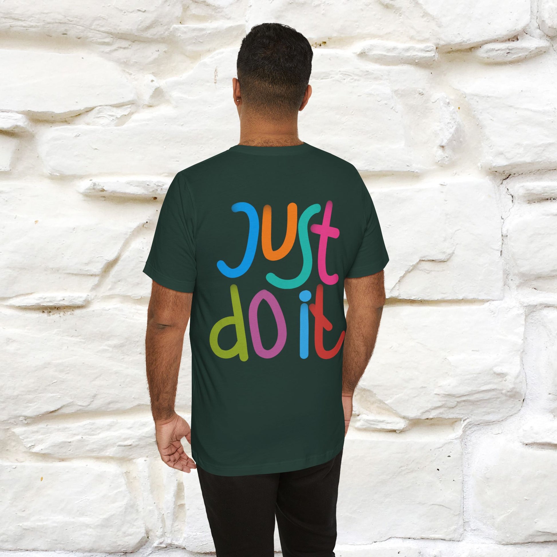 "Yes, Just Do It" Cat T-Shirt| Front & Back Design | Nunu&Miao Studio - Nunu&Miao Studio