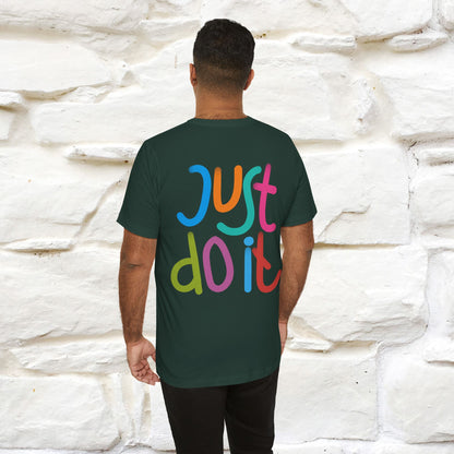 "Yes, Just Do It" Cat T-Shirt| Front & Back Design | Nunu&Miao Studio - Nunu&Miao Studio