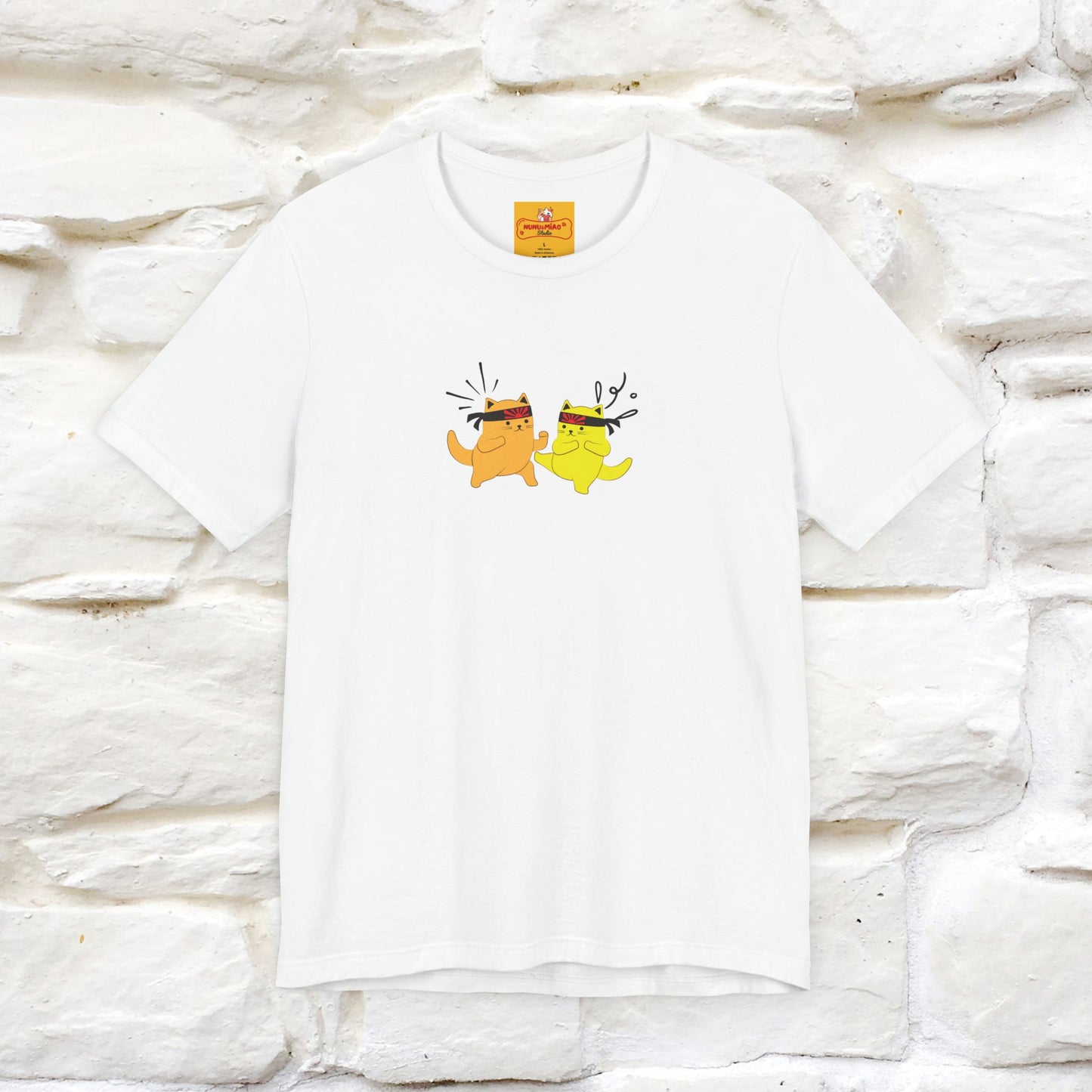 "You Have the Power to Protect Your Peace" Cat T-Shirt| Front & Back Design | Nunu&Miao Studio - Nunu&Miao Studio