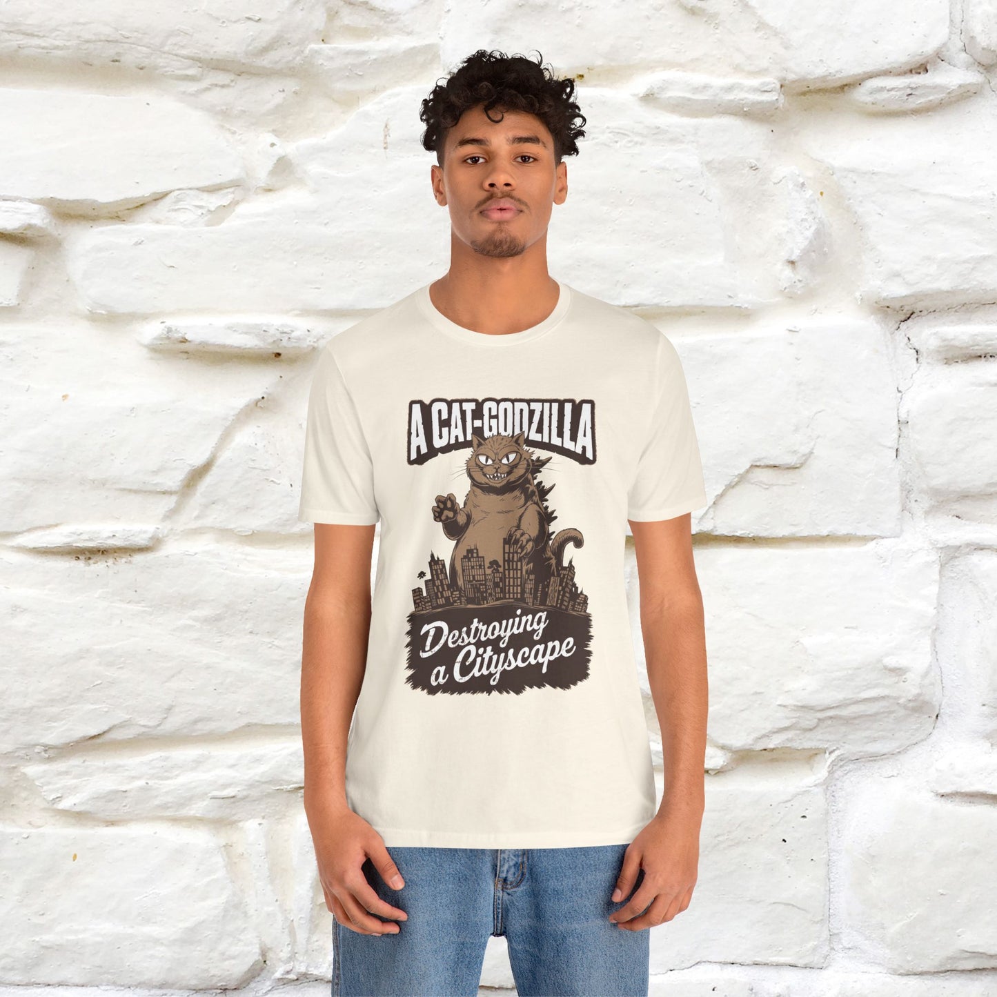 ''A Cat-Godzilla ''| CatT-Shirt | Nunu&Miao Studio - Nunu&Miao Studio