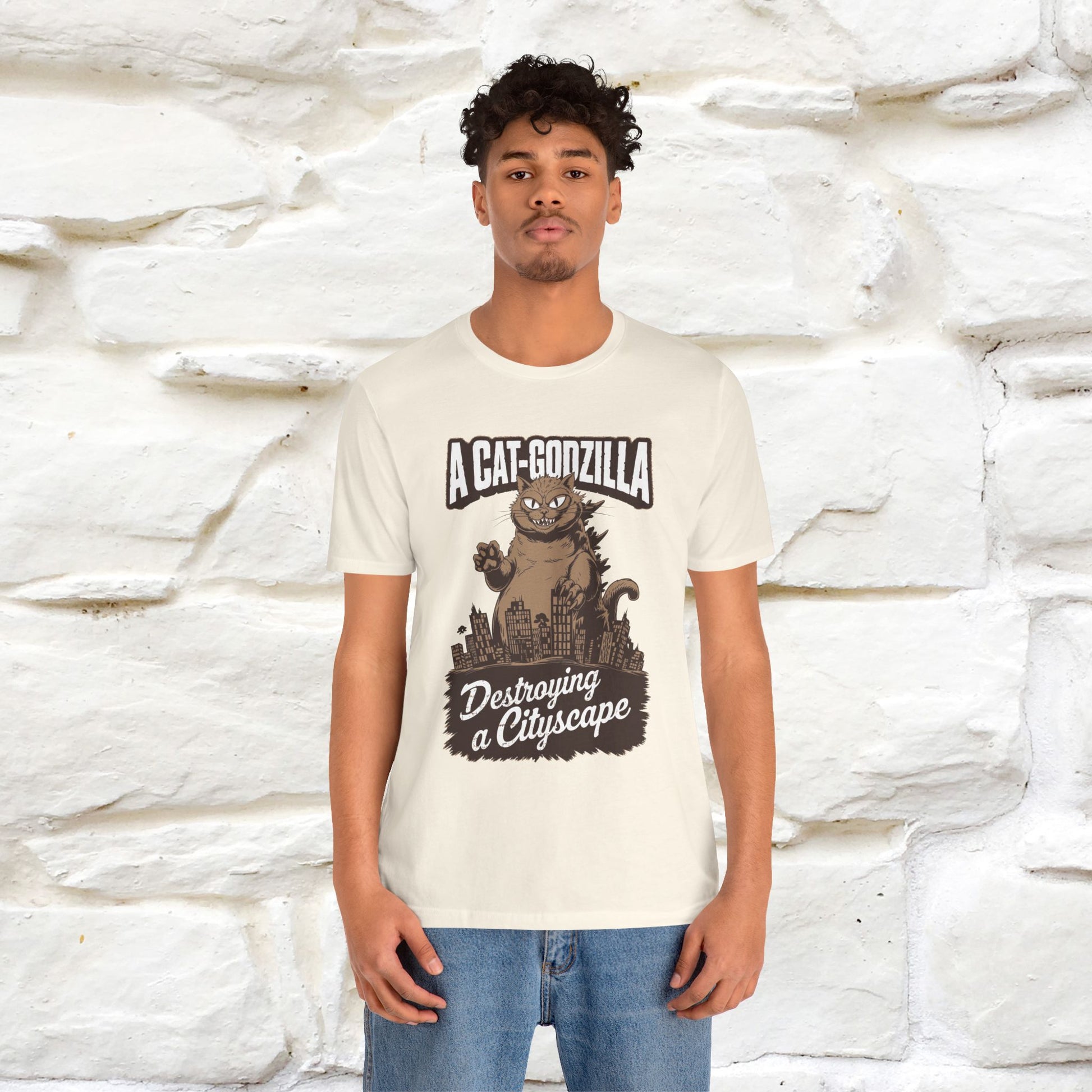 ''A Cat-Godzilla ''| CatT-Shirt | Nunu&Miao Studio - Nunu&Miao Studio