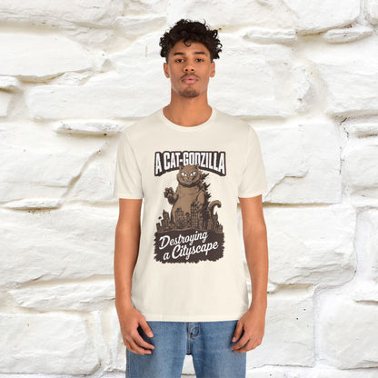 ''A Cat-Godzilla ''| CatT-Shirt | Nunu&Miao Studio - Nunu&Miao Studio