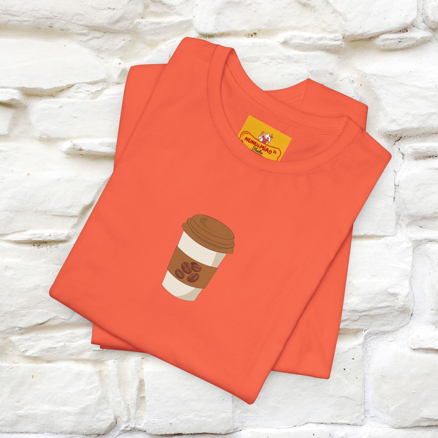 "Where Is My Coffe?" Cat T-Shirt | Front & Back Design | Nunu&Miao Studio