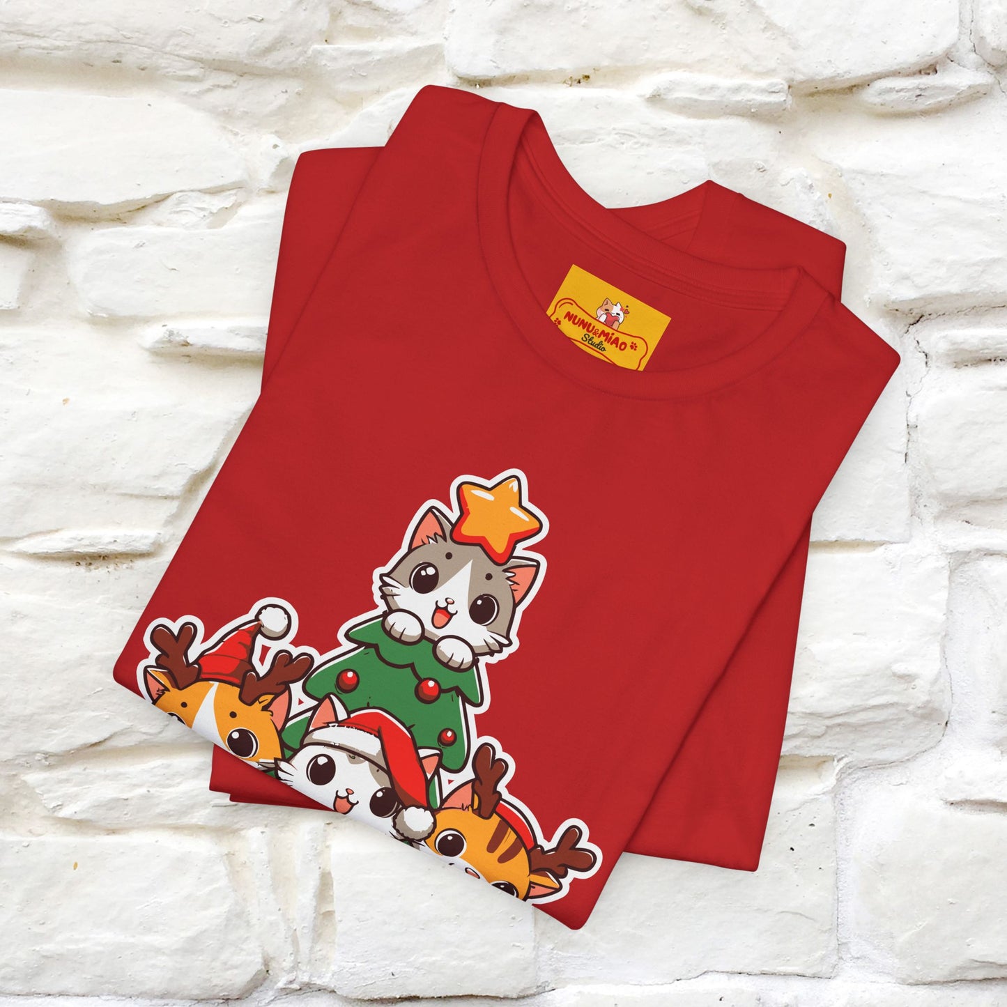 “Meowy Christmas” | Cat T-Shirt | Nunu&Miao Studio